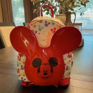 Disney Loungefly Mickey Mouse Popcorn Theme Backpack
